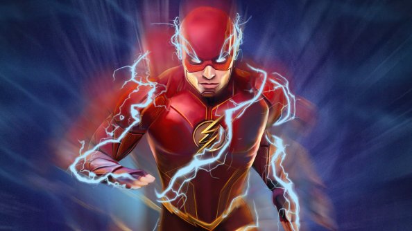 The Flash Blue Lightning