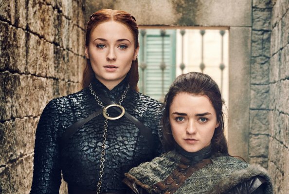 Sansa And Arya Stark Game Of Thrones Season 8