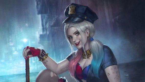 HarleyQuinn 4k Art