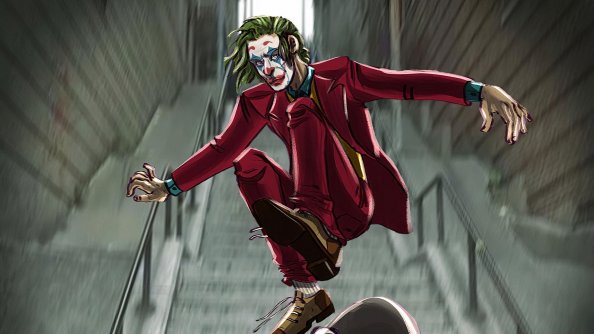 Joker Skateboarder