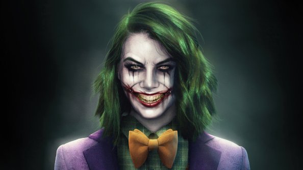 Lauren Cohan Joker Concept Art 5k