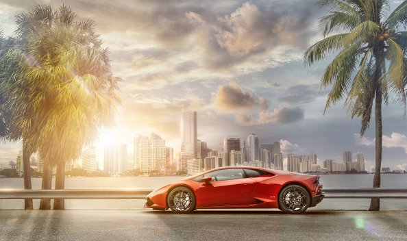 Lamborghini Huracan City 4k