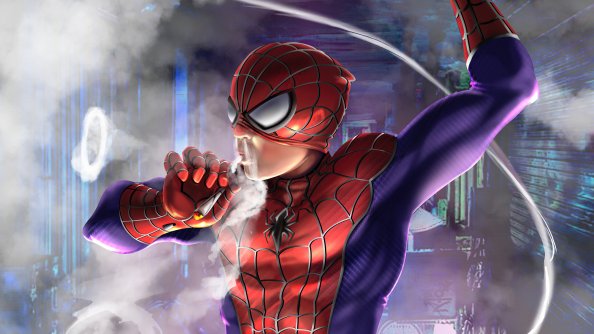 Spiderman Smoker