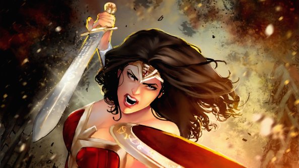 Warrior Wonder Woman Art 4k