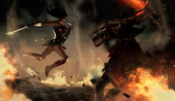 Wonder Woman Vs Ares