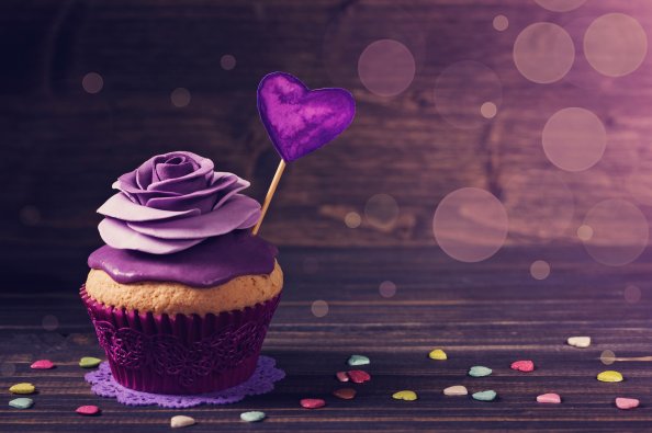 Roses Cupcake