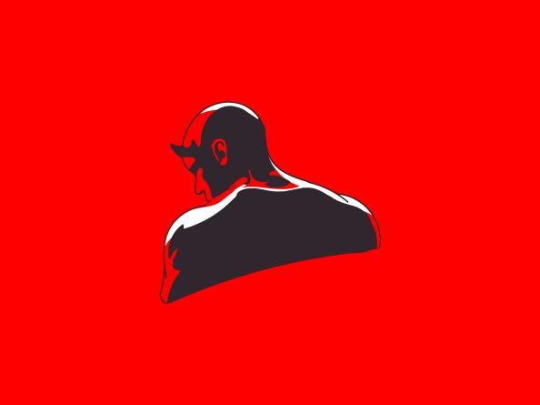 Daredevil Minimal 4k