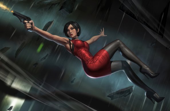 Ada Wong Shooting 4k