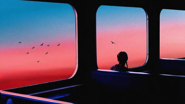 Bus Journey Scenery 4k