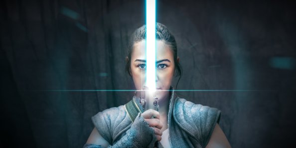 The Weapon Of A Jedi Knight Rey Cosplay