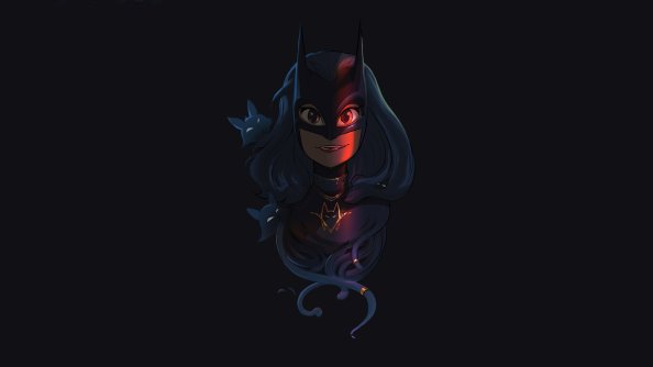 Cat Woman Minimal Fanart 4k