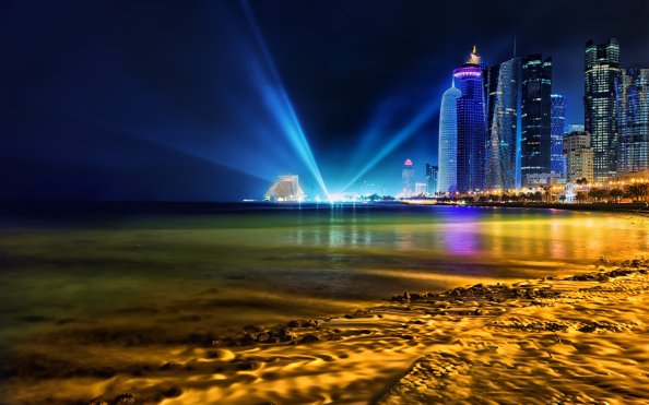 Doha Qatar Skyline