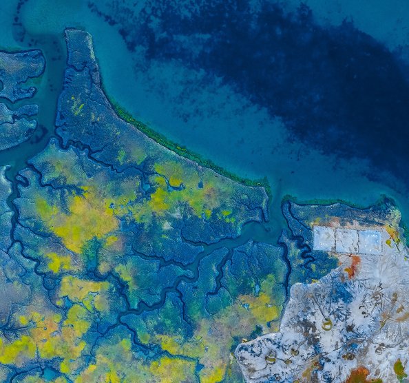 Earth Aerial View Abstract