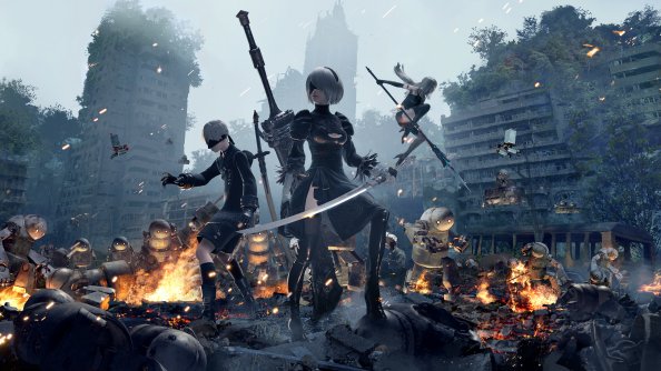 9S 2B And A2 NieR Automata 4k