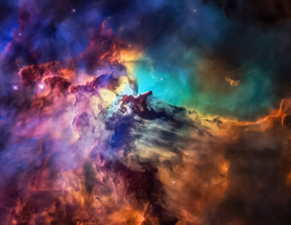 Space Colorful Art 4k