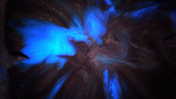 Liquid Space Design Abstract