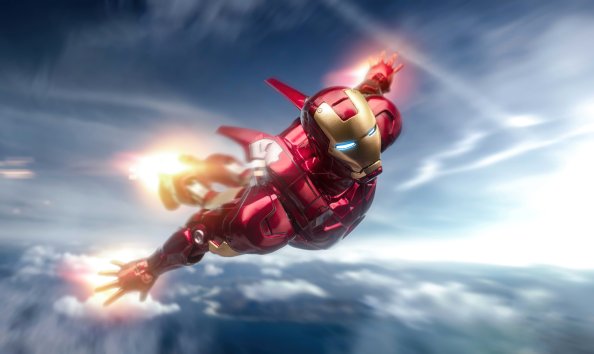 Iron Man Flying 5k
