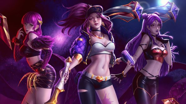 Kda League Of Legends 4k Artwork