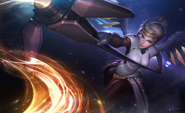 4k Mercy Overwatch Arts