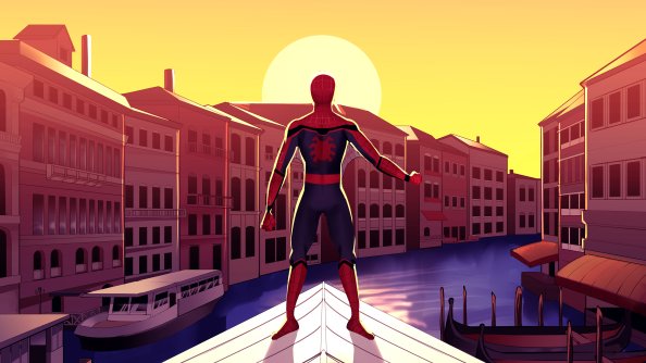 Spiderman In Venice