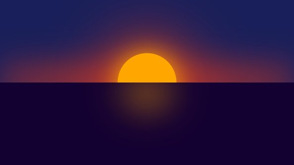 Clear Sunset Minimal 4k