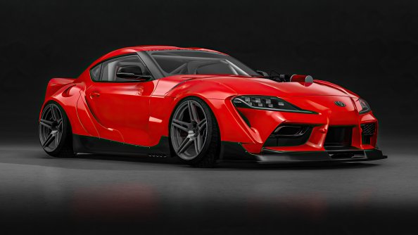 Toyota Supra Render Front 4k