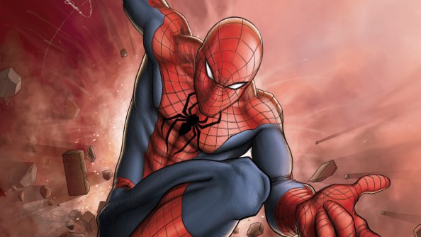 Spiderman 4k Comic Art