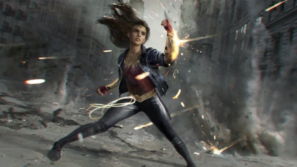 Wonder Woman Comic Artwork
