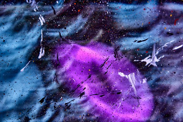 Purple White Abstract 5k