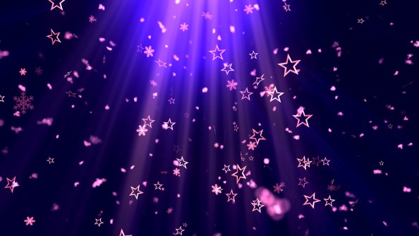 Star Falling Abstract 4k