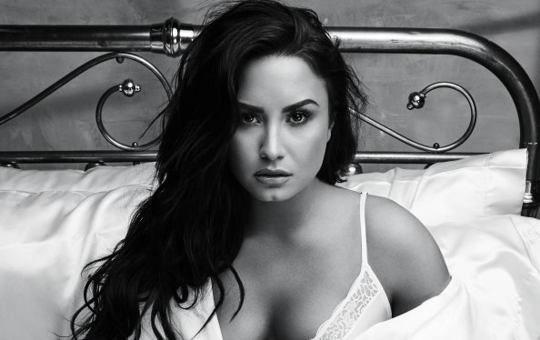 Demi Lovato Monochrome 4k