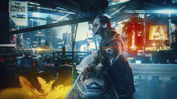 Cyberpunk 2077 City Life Scifi