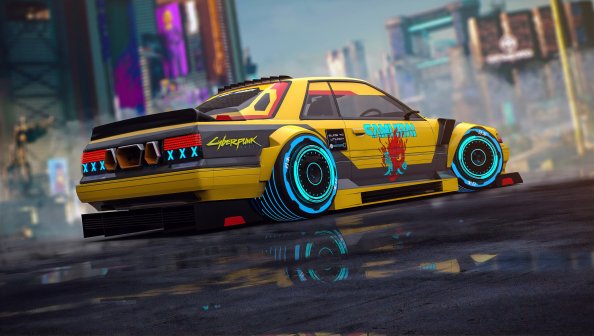 Cyberpunk Car Art 4k