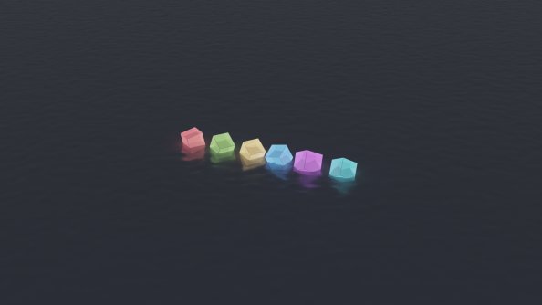 One Dark Cubes 4k