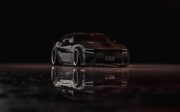 Dodge Charger Coupe Front 4k