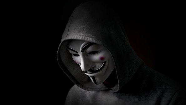Anonymus Hacker In Hoodie