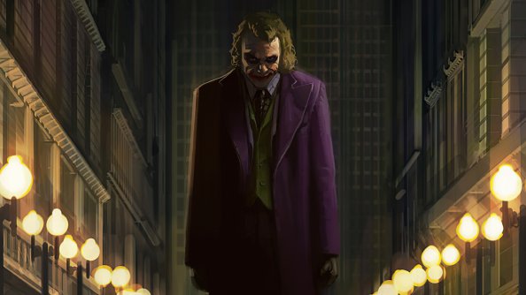 Joker With Gun Poster 4k
