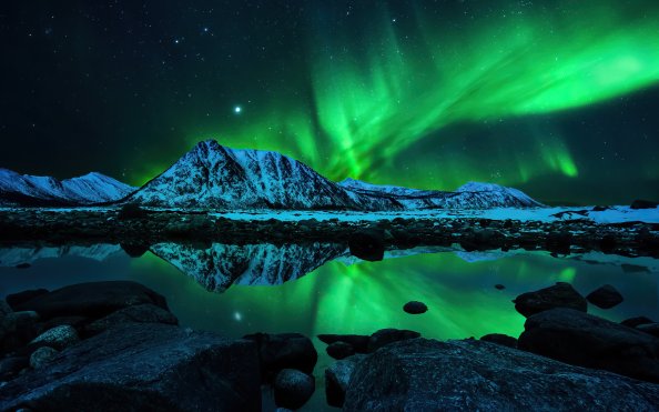 Northern Lights Aurora Borealis 4k