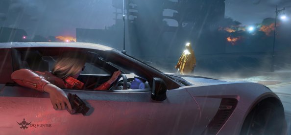 Raincoat Girl Target 4k