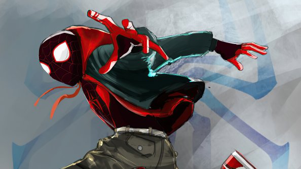 Spider Man Miles Red