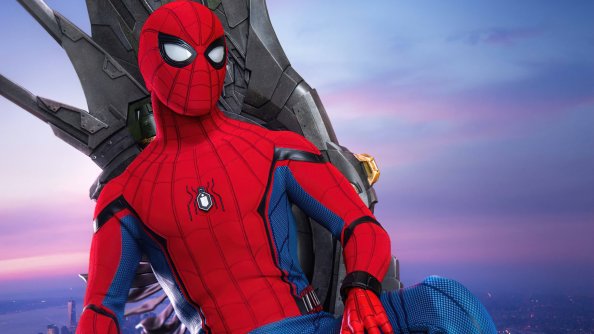 Spiderman Sitting On Crown