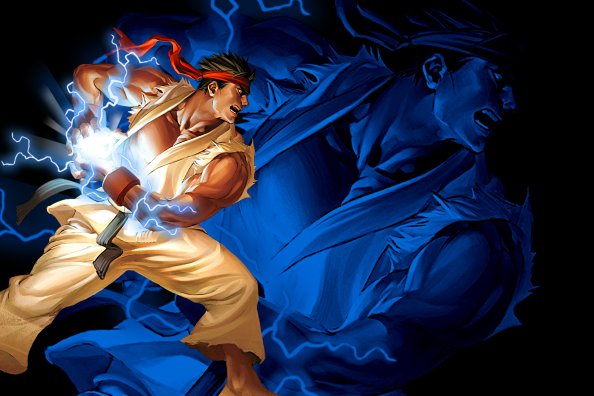 Ryu Hadouken Street Fighter 2