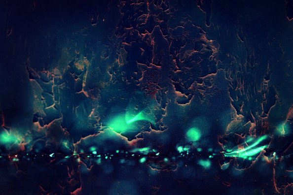 Dark Crack Bokeh Burning Texture 5k