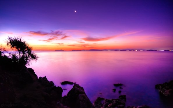 Sunset Moon