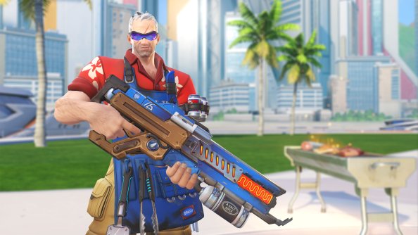 Soldier 76 Overwatch Summer Games 2017 4k