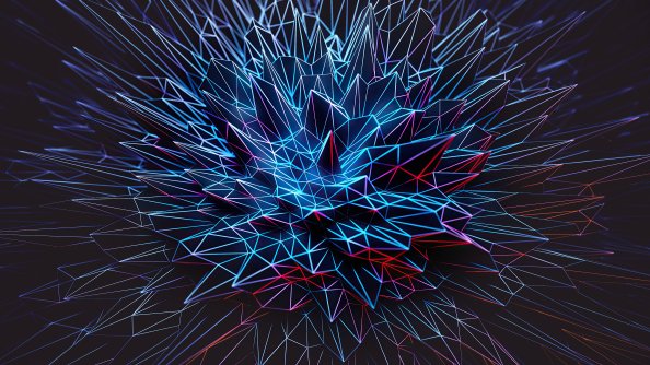 Abstract Wire Cage 4k