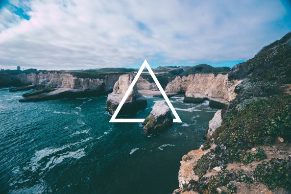 Nature Vs Abstract Shapes 4k