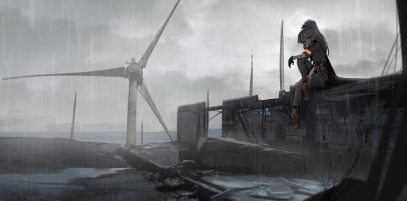 Sitting Alone In Rain