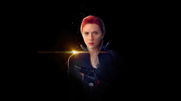 Black Widow Dark 4k