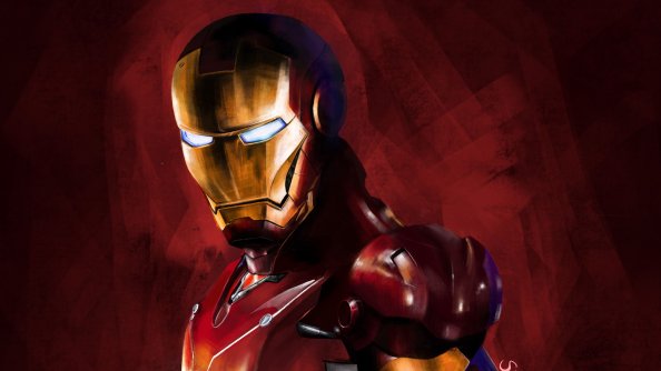 Iron Man Paint Art